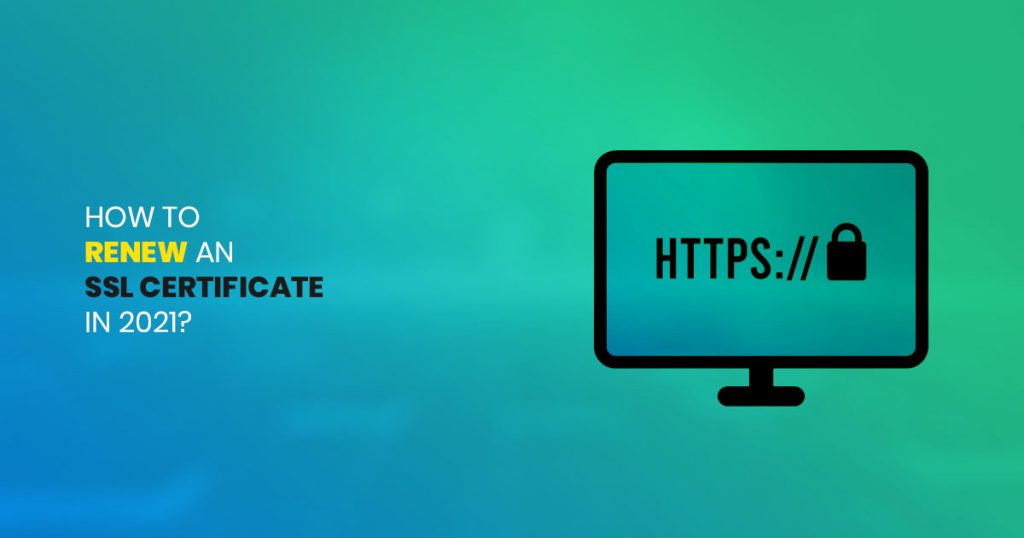 How to renew an SSL certificate